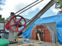 
Crane was built by C D Phillips of Newport, Mon in 1910 at Tenterden station, KESR,  June 2013